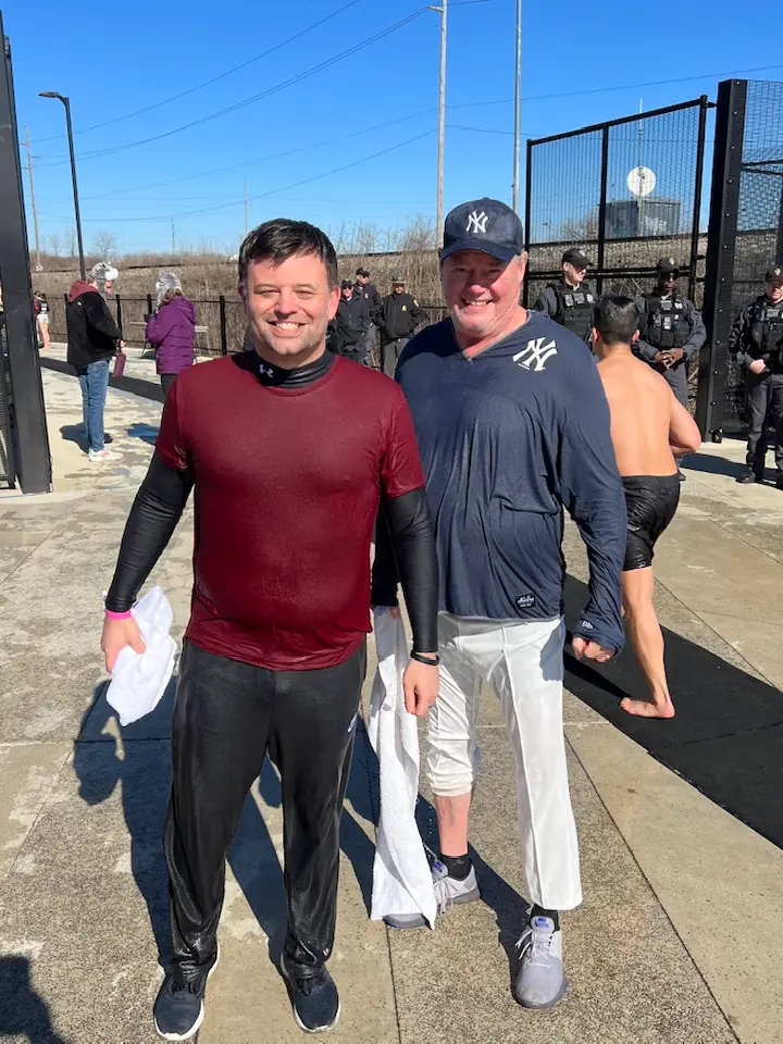 Tony at a community event