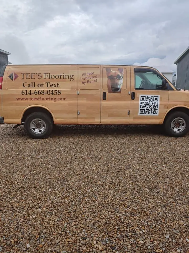 The Tee's Flooring work van
