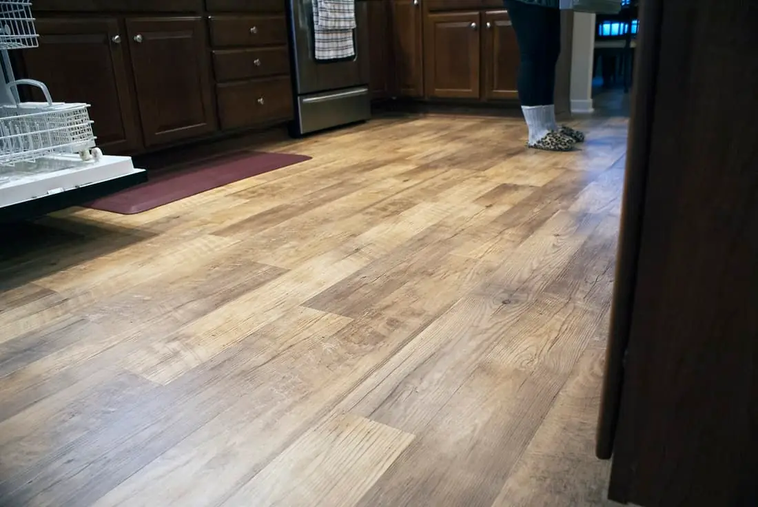 Hardwood floor installation